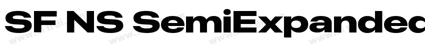 SF NS SemiExpanded H字体转换